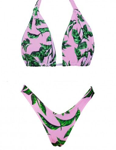 Made in Italy Bikinicolors Bikini Triangolo Regolabile con Slip Regolabile Golden