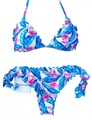 Bikini triangolino frou frou con slip o brasiliana  fiocchi | Hait