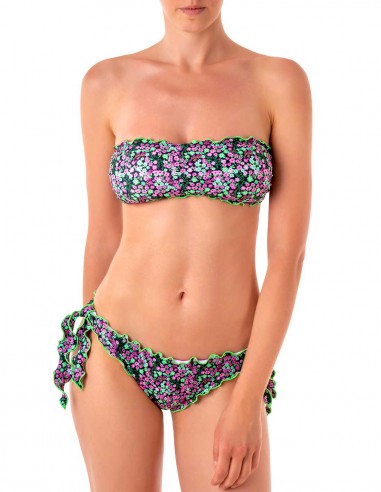 Bikini fascia frou frou con slip o brasiliana  fiocchi | Clori