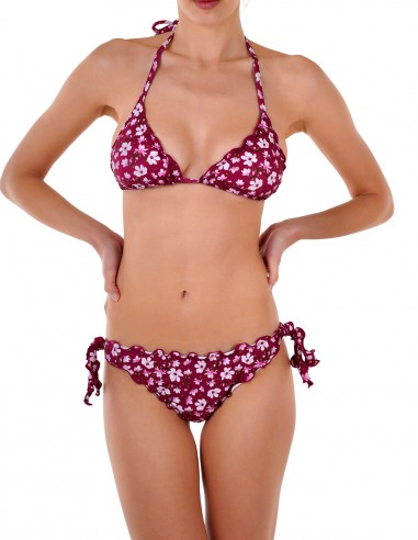 Bikini triangolino frou frou con slip o brasiliana  fiocchi | Cloe