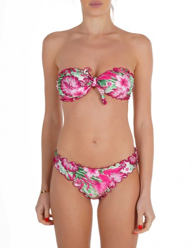 Bikini fascia frou frou con slip o brasiliana | Maui