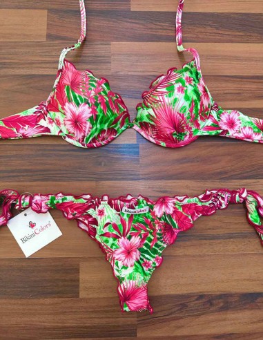 Bikini super push up frou frou con slip o brasiliana | Maui