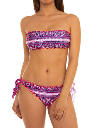 Bikini fascia frou frou con slip o brasiliana  fiocchi | Ipanema