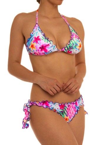 Bikini triangolino frou frou con slip o brasiliana  fiocchi | Estreta